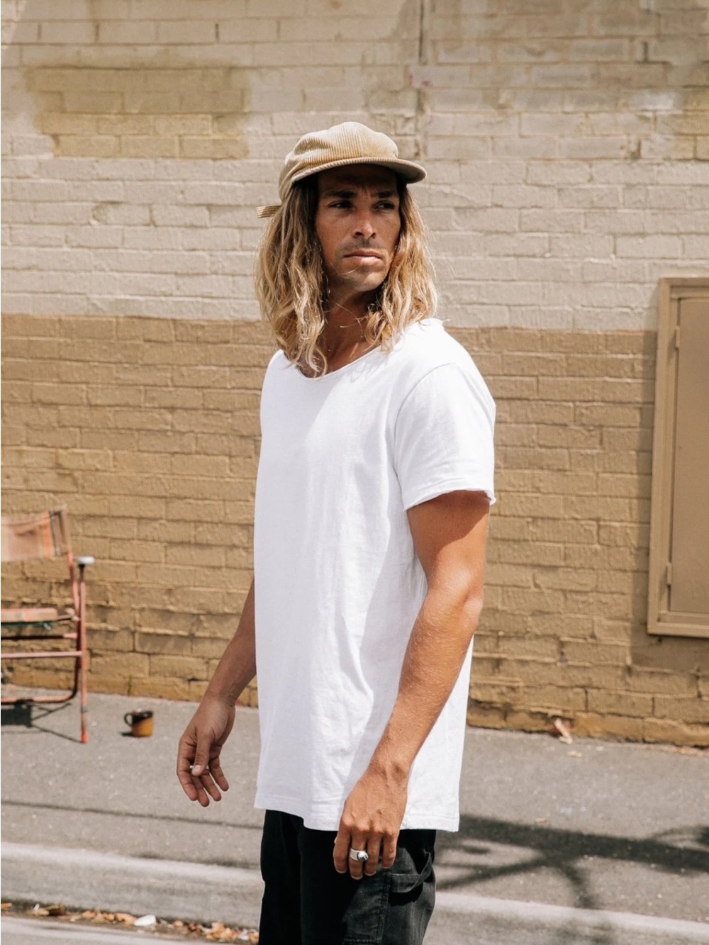 OTTWAY Organic White T Shirt Mens Size Large